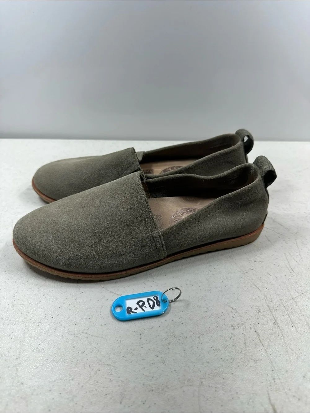 Men's Slip-On Casual Shoes in Olive Green